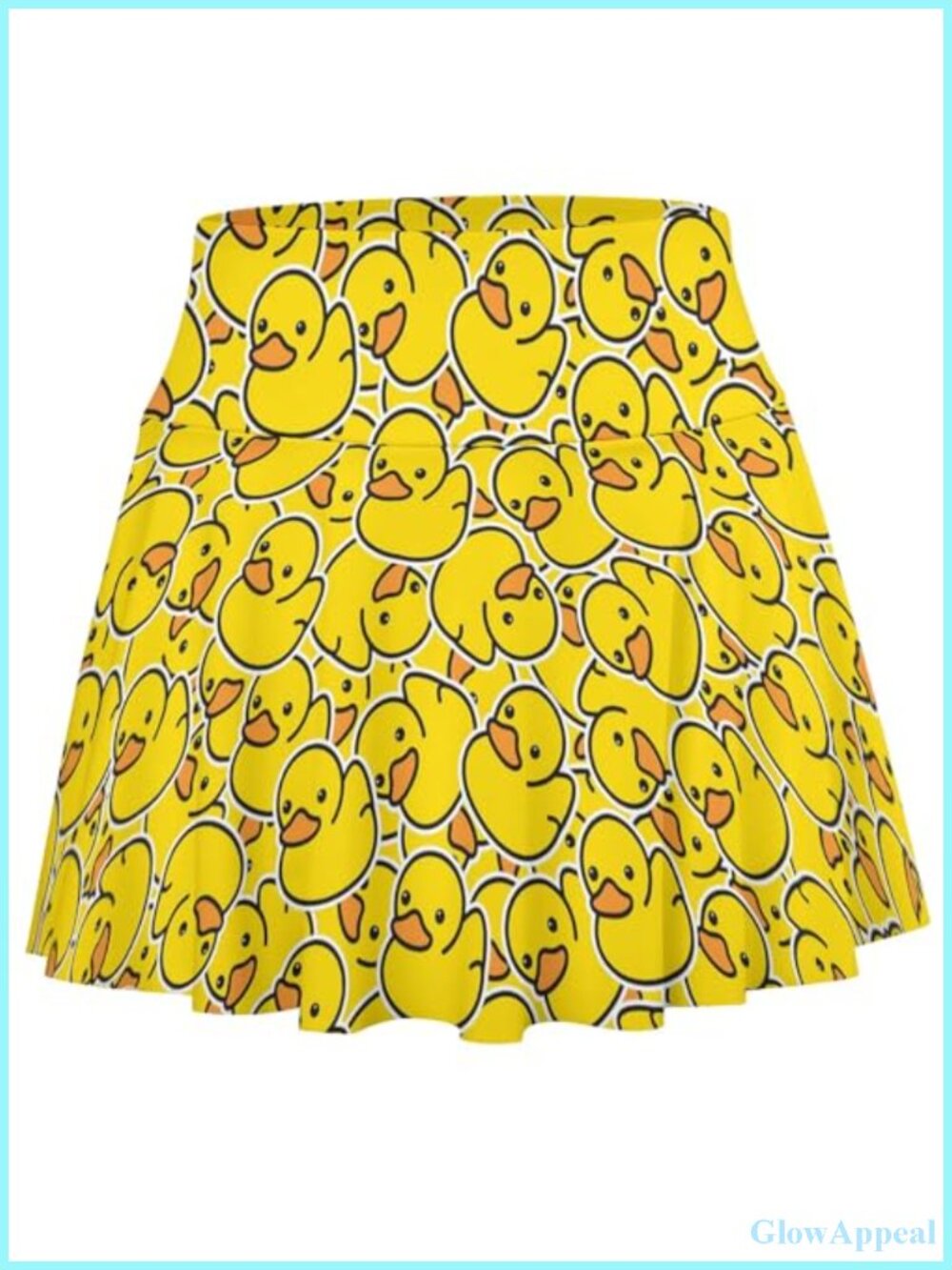 Women's Tennis Skort with Pockets, High Waisted Athletic Golf Skirt with Inner - Picture 4 of 4